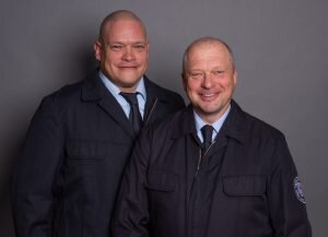 Wehrführer und stellvertretender Wehrführer der Feuerwehr Oberursel-Mitte